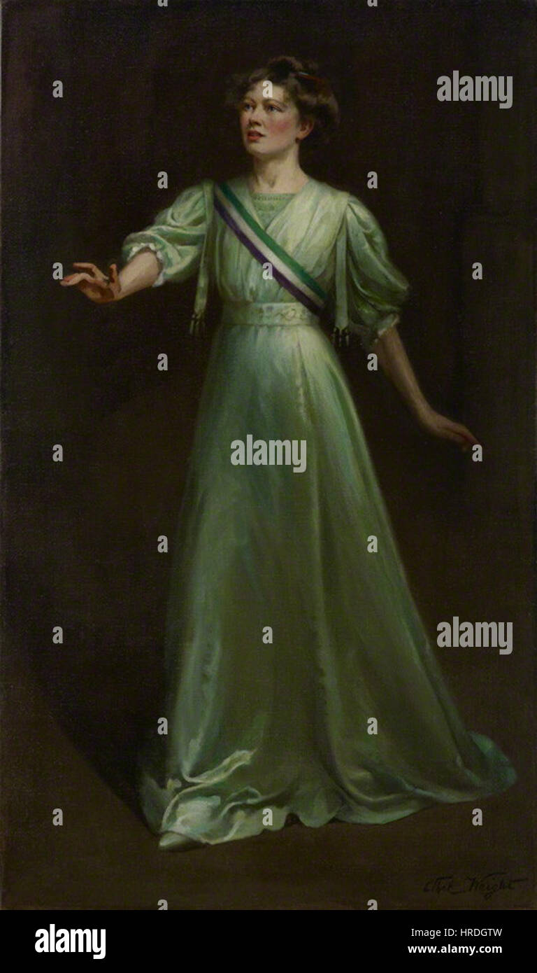 Ethel Wright - Sylvain Pankhurst Banque D'Images