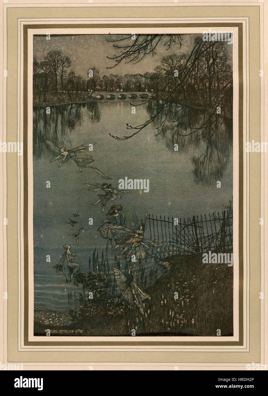 Houghton Typ 905.12.7265 - Arthur Rackham, la serpentine Banque D'Images