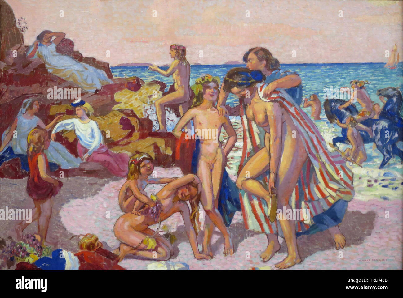 "Bacchus et Ariane" par Maurice Denis, 1907, l'Hermitage Banque D'Images