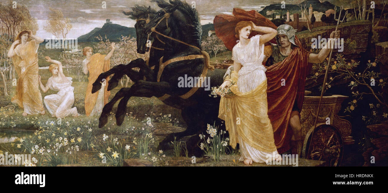 Walter Crane - Le sort de Perséphone (1877) Banque D'Images