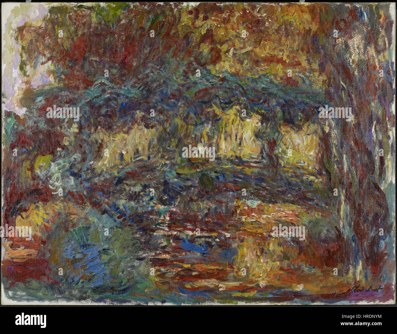 Claude Monet - Le pont japonais - 61.36.15 - Minneapolis Institute of Arts Banque D'Images