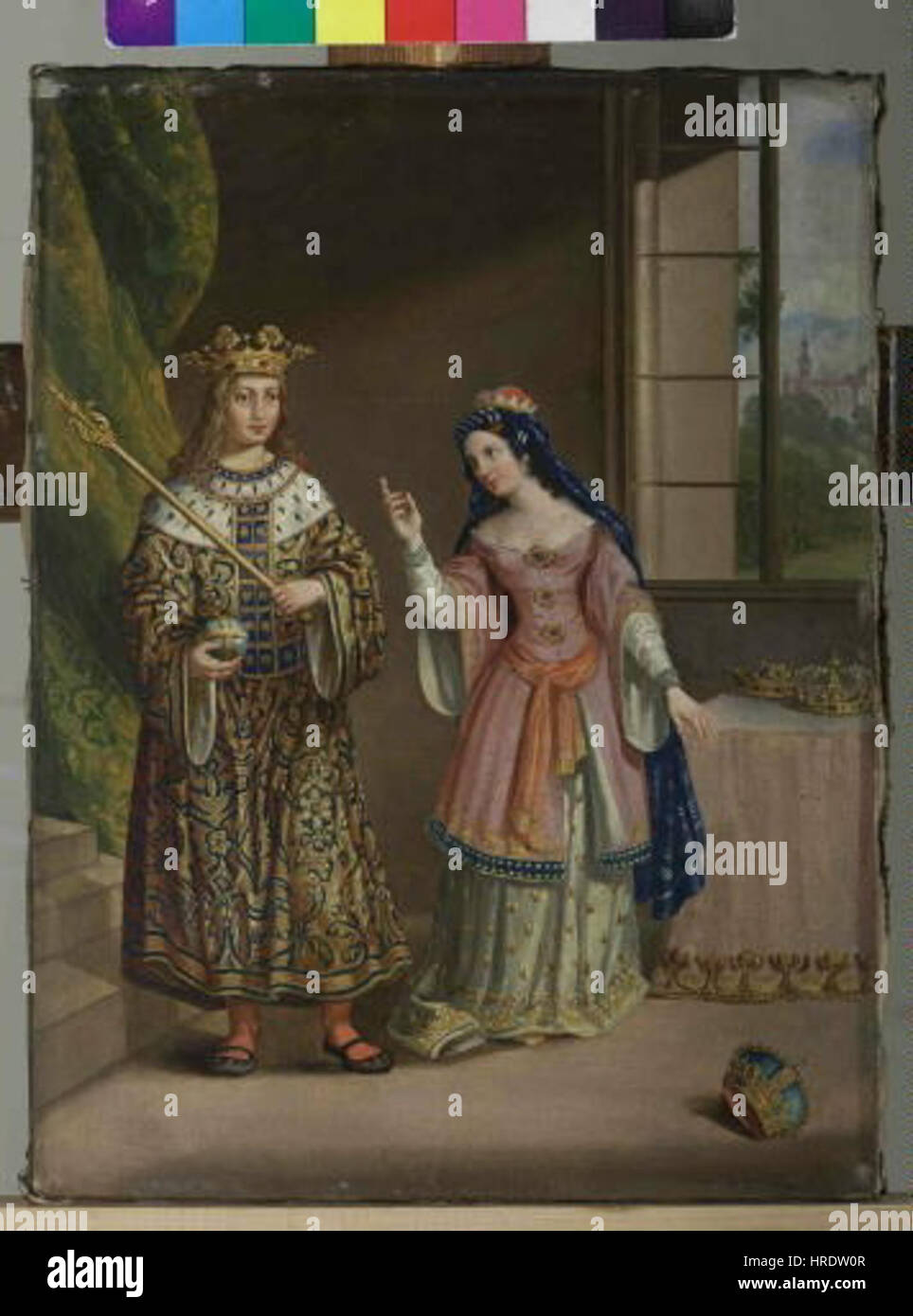 Antonin Machek 31. 10. 1775-18. 11. 1844 - Konrad Otto panovnicky cyklus Banque D'Images