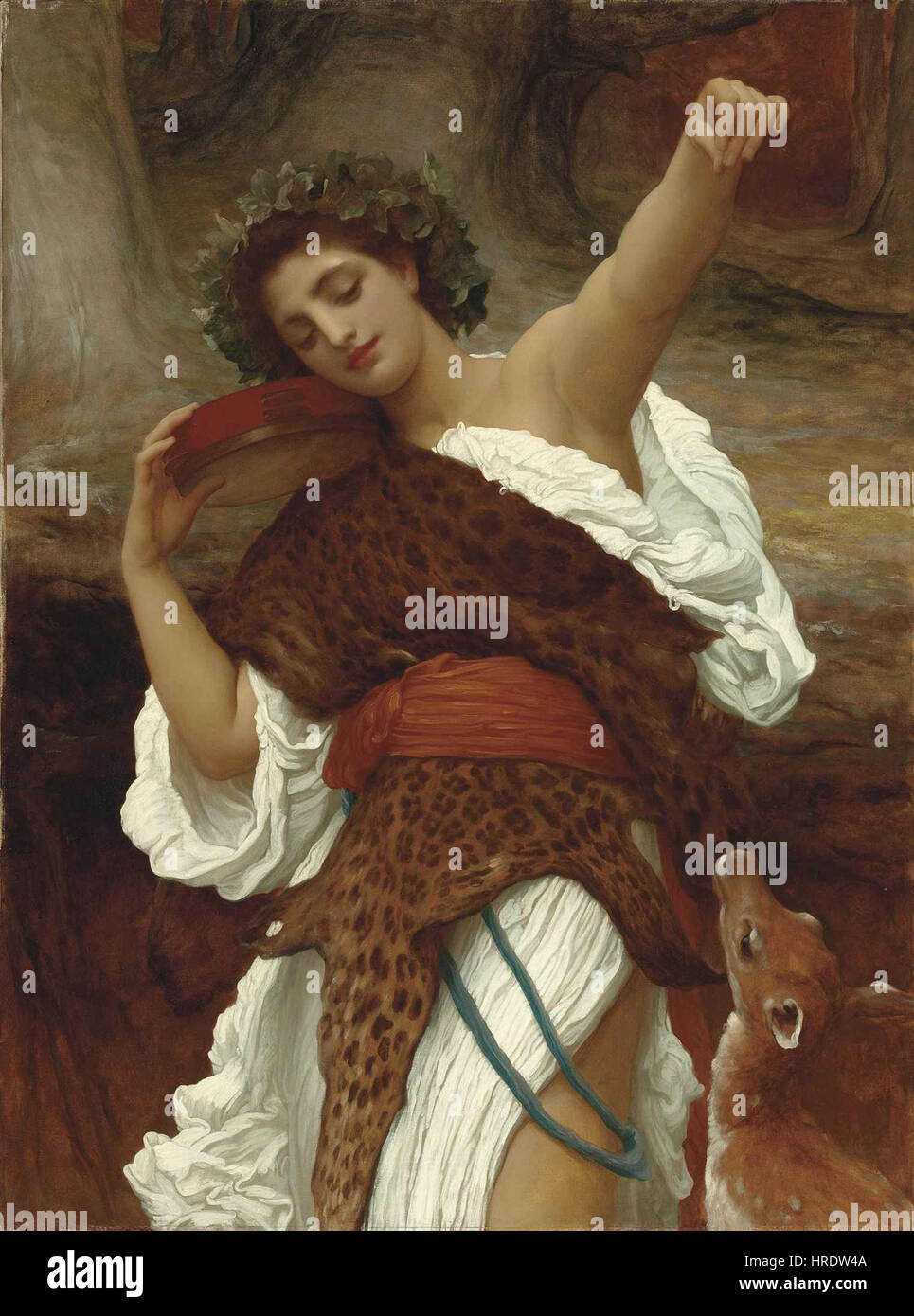 Frederic Leighton - Bacchante Banque D'Images