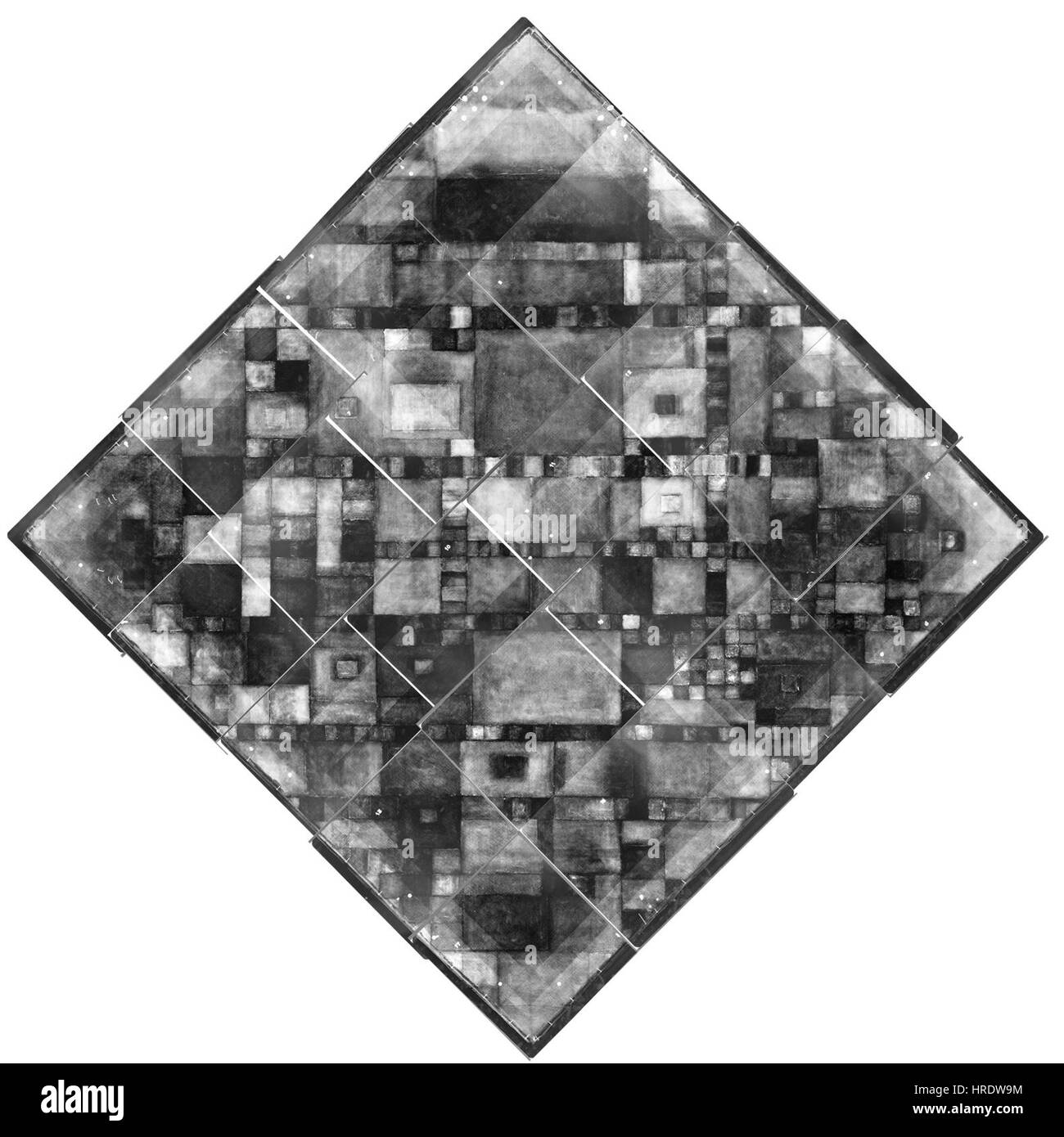 Victory Boogie Woogie avec X-ray Banque D'Images