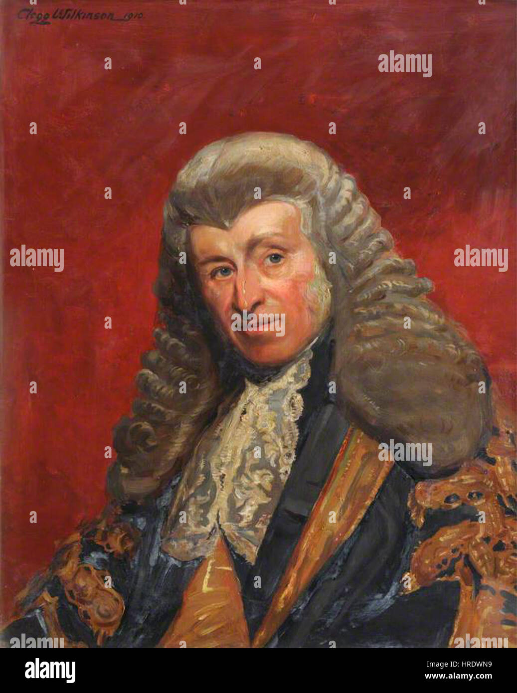 Lord Cranworth LC par Edward Clegg Wilkinson Banque D'Images