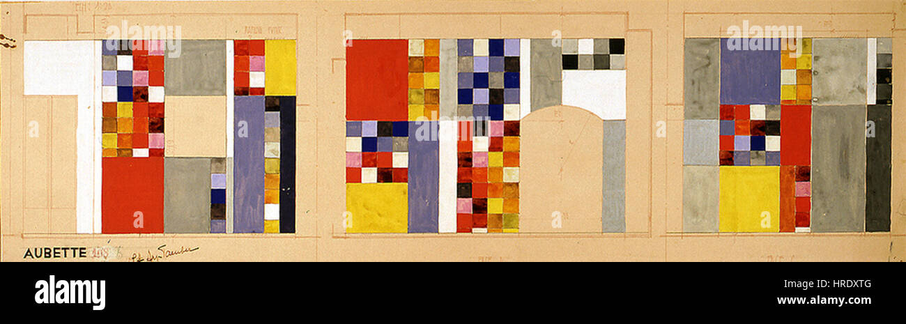 Sophie Taeuber-Arp, Aubette 198 Banque D'Images