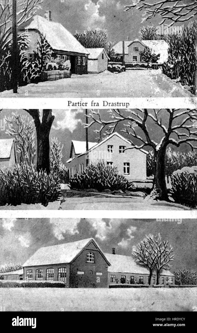 Ca Drastrup. 1900 (1930-1960) Banque D'Images