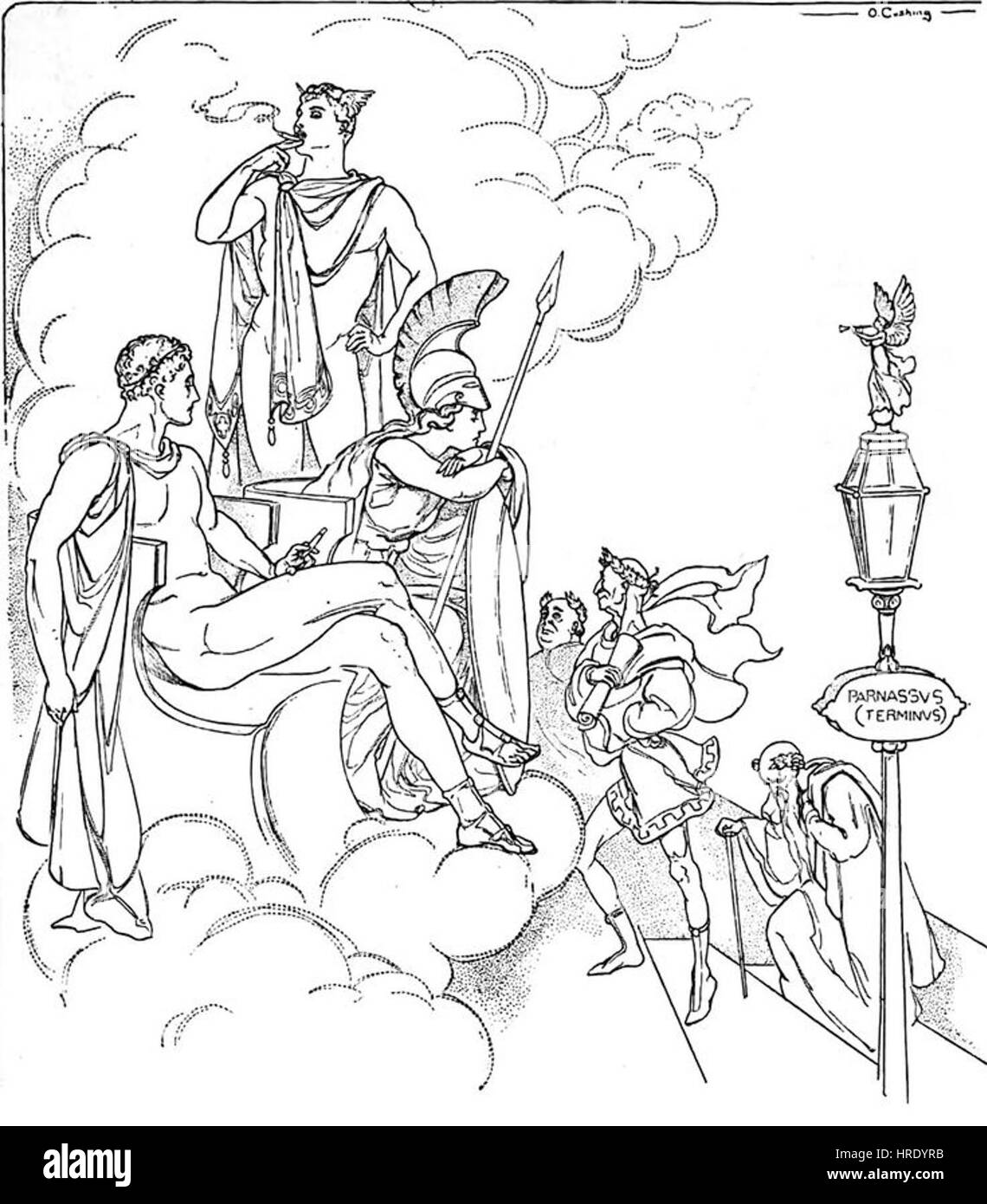 Otho Parnassus Cushing Banque D'Images