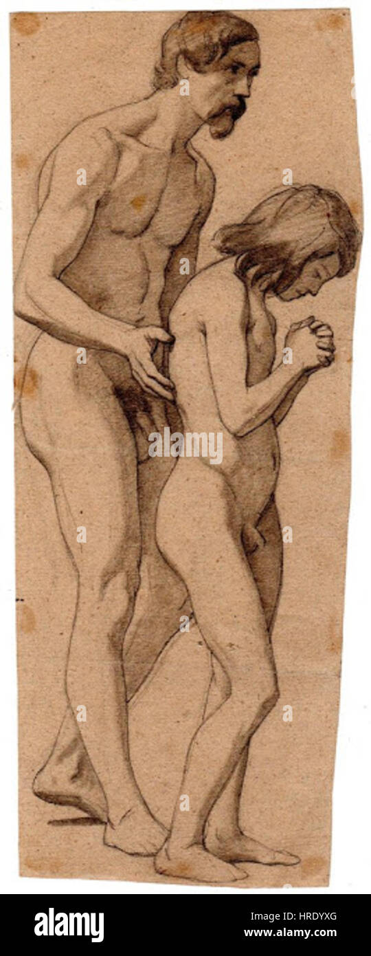 Jules Elie DELAUNAY 1828-1891 Banque D'Images