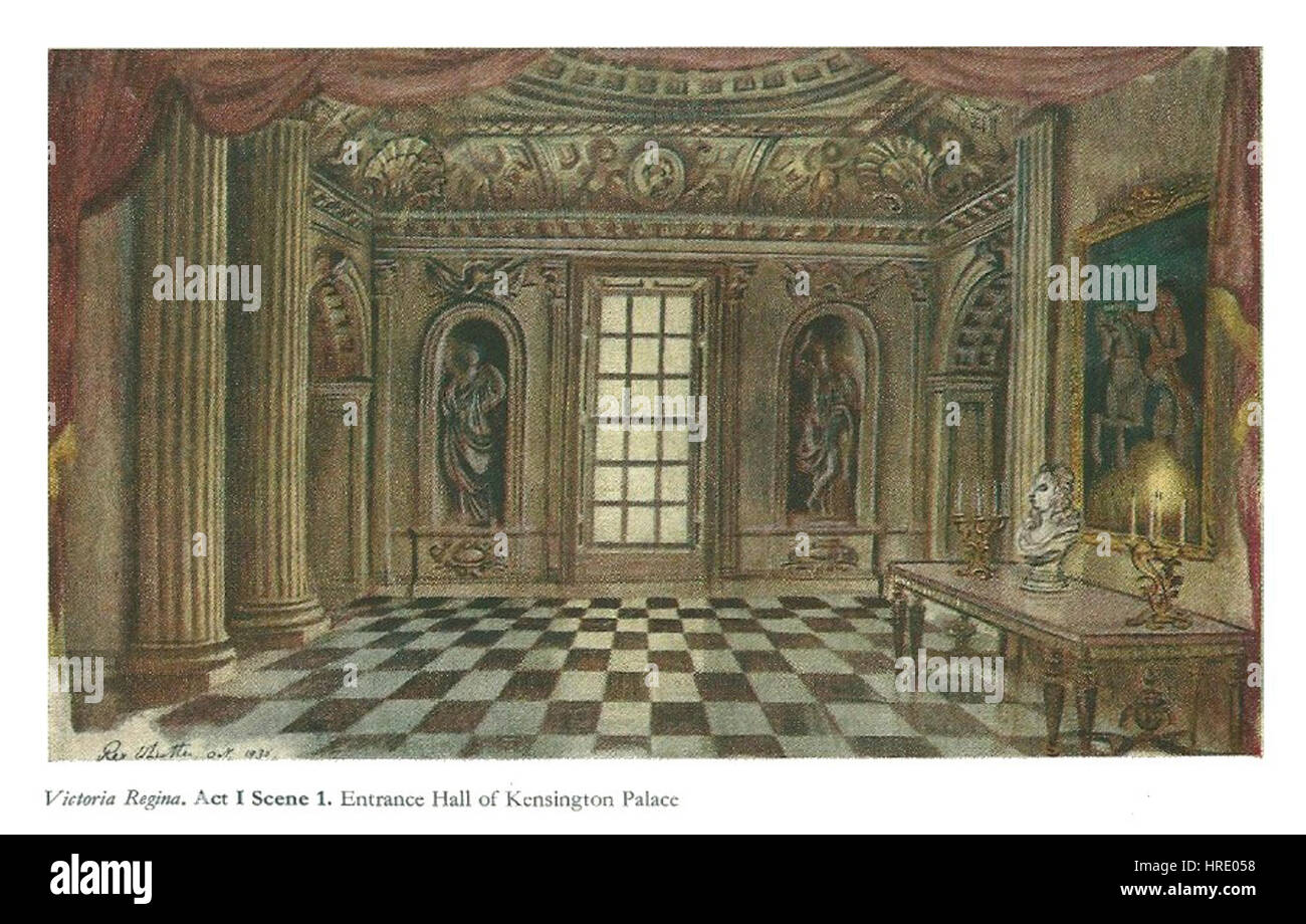 Rex Whistler - Victoria Regina 2 Banque D'Images