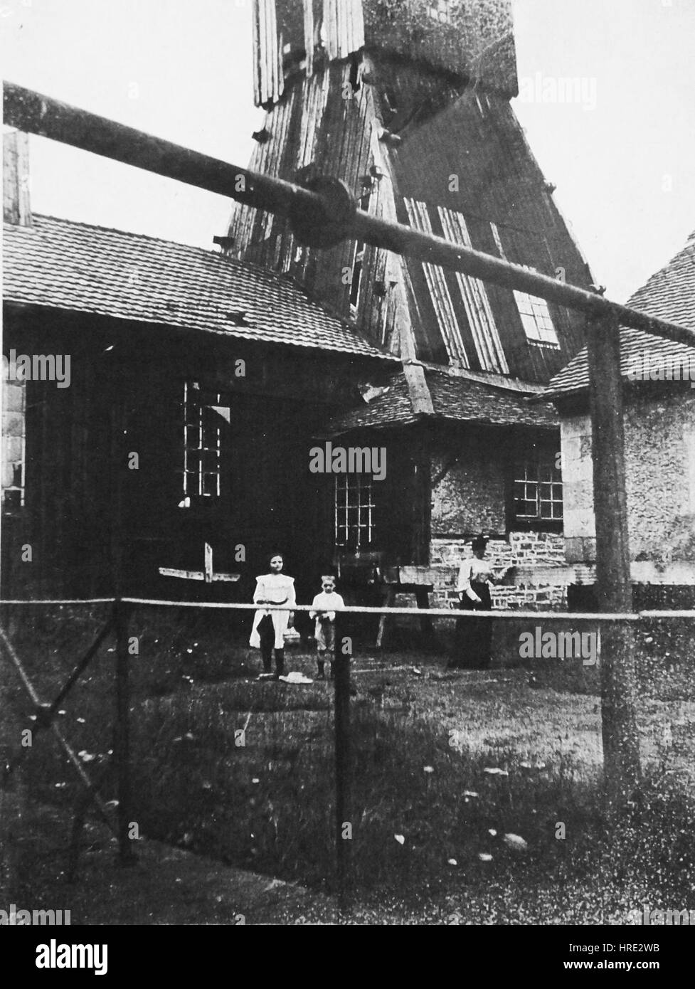 Puits Notre-Dame 1900 Banque D'Images