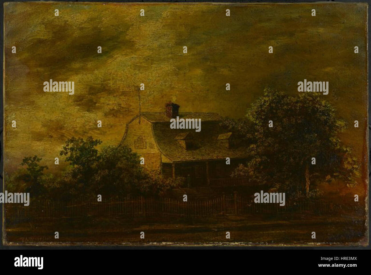 Le Musée de Brooklyn - Ferme de F.B. Guest - John Wesley Jarvis Banque D'Images