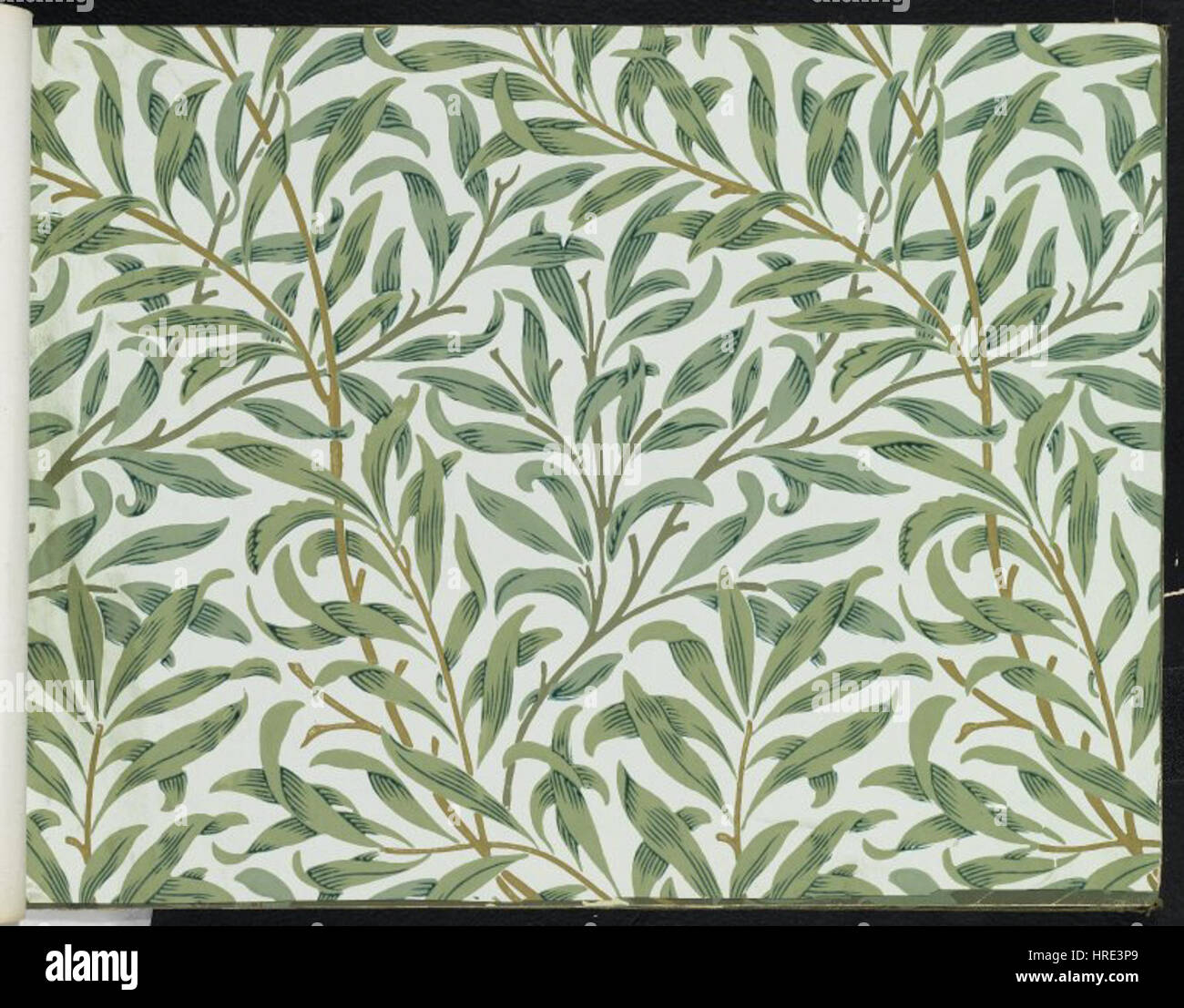 Le Musée de Brooklyn - Livre d'échantillons de papier peint 1 - William Morris et compagnie - page018 Banque D'Images