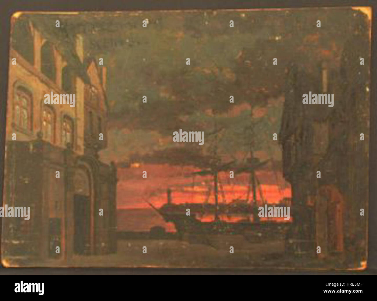 Manon Lescaut Acte 3 set Banque D'Images