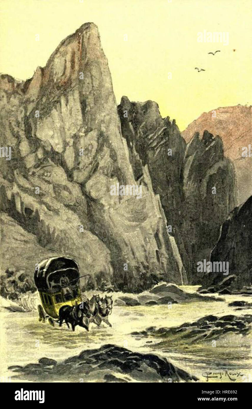 'La Merveilleuse Aventures du Capitaine Antifer' par George Roux 50 Banque D'Images