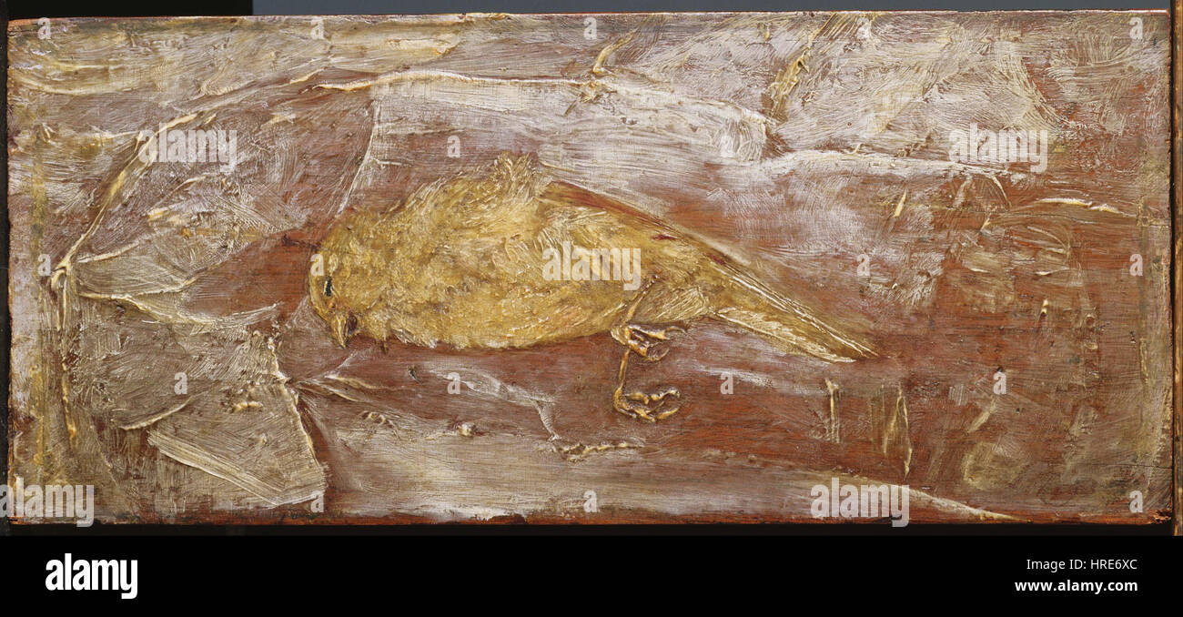 Albert Pinkham Ryder - oiseau mort - Google Art Project Banque D'Images