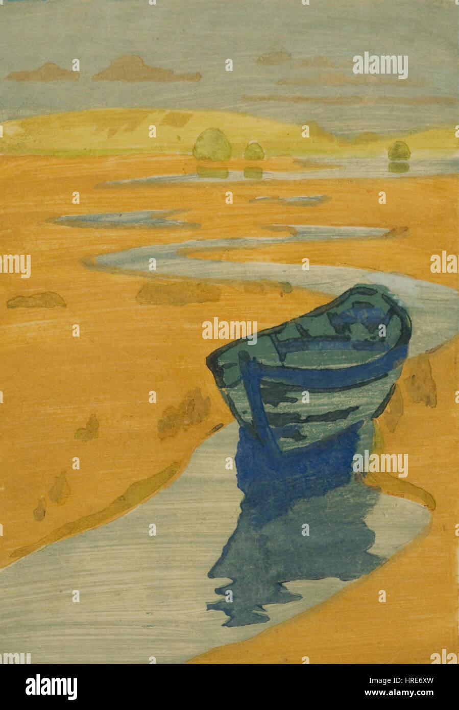 Arthur Wesley Dow - Les épaves (le bateau perdu) - Google Art Project Banque D'Images