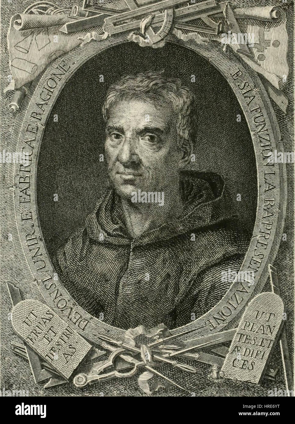 Lodoli Frontispiz Apologhi Banque D'Images