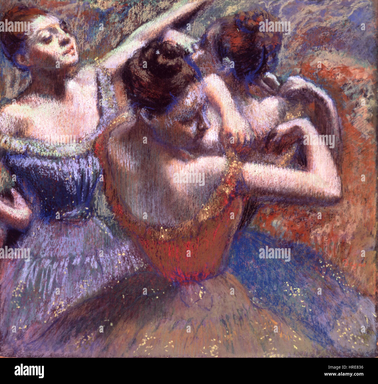 Edgar Degas - danseurs - Google Art Project Banque D'Images