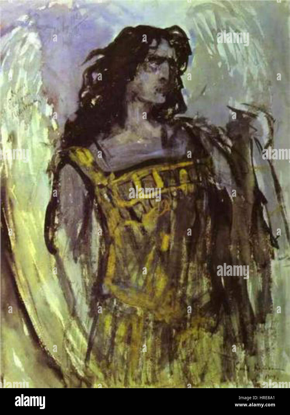 En tant que démon en Shalaypin Fedor Rubinstein's Opera (1903), GRM Banque D'Images