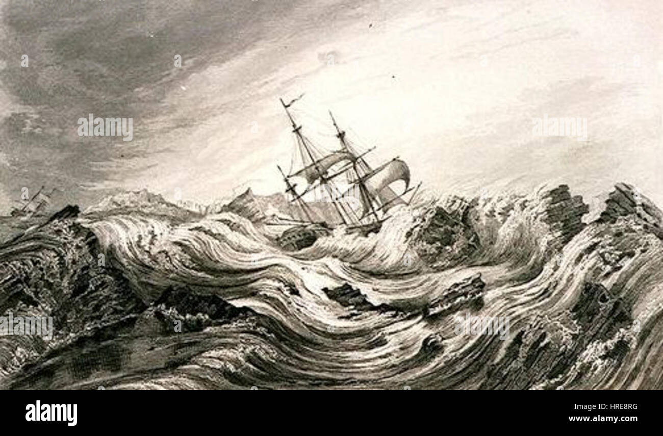 Le HMS Dorothea (1818) Banque D'Images