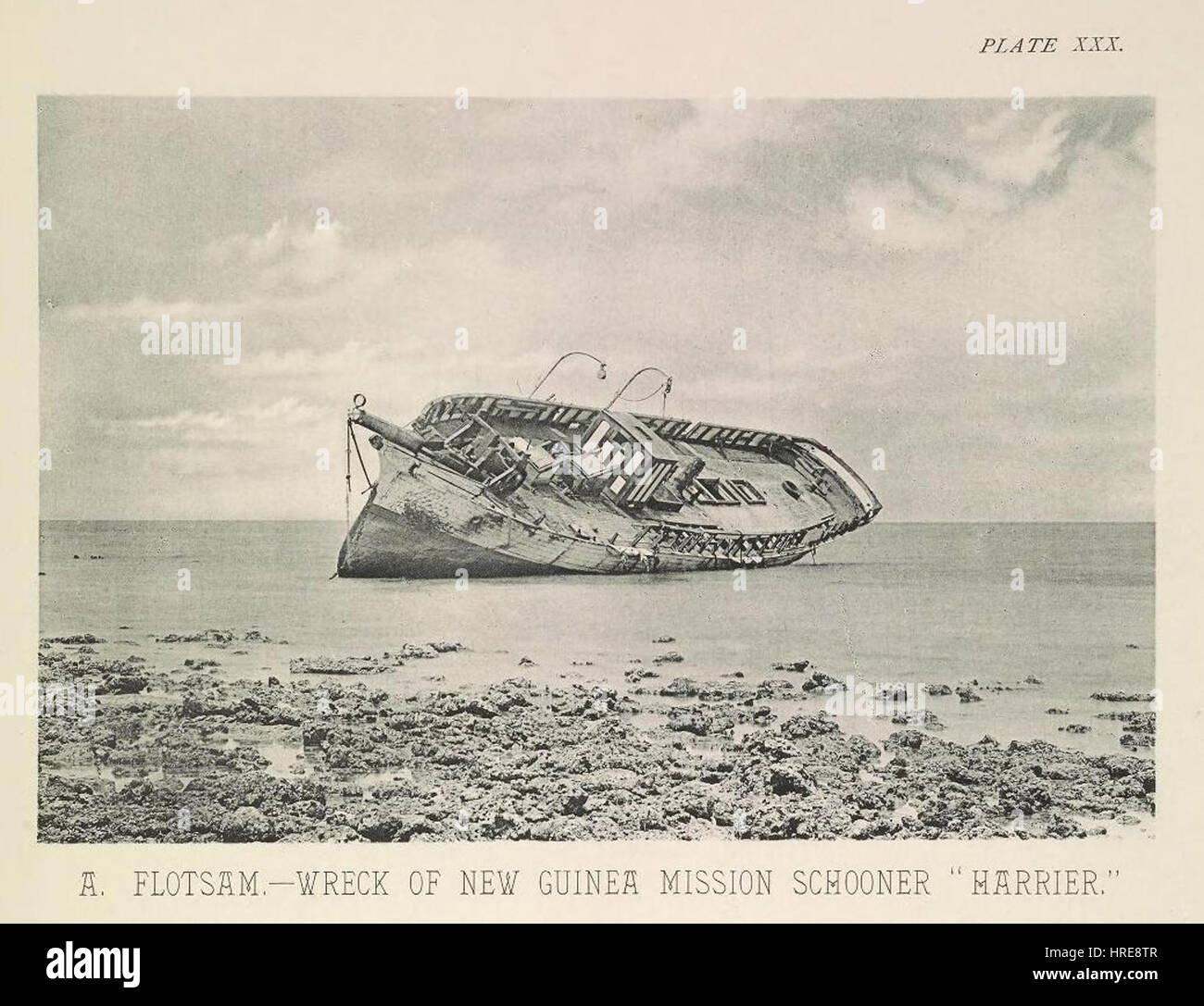 Harrier HMS (1881) wreck Banque D'Images