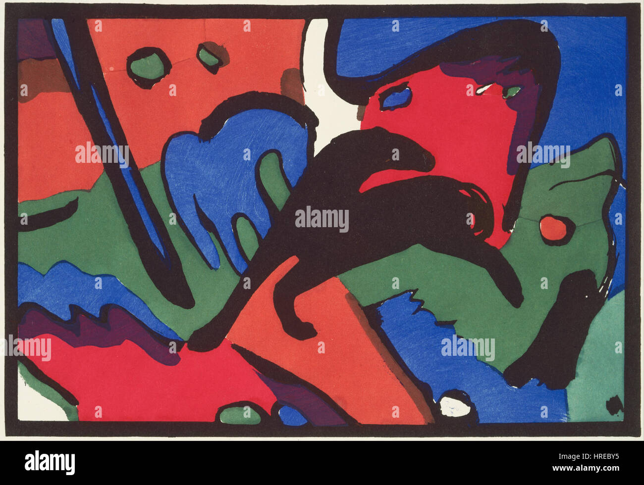 Franz Marc et Wassily Kandinsky, publié par R. Piper & Co - Der Blaue Reiter (Le Cavalier bleu) - Google Art Project Banque D'Images Franz Marc et Wassily Kandinsky, publié par R. Piper & Co - Der Blaue Reiter (Le Cavalier bleu) - Google Art Project Banque D'Images