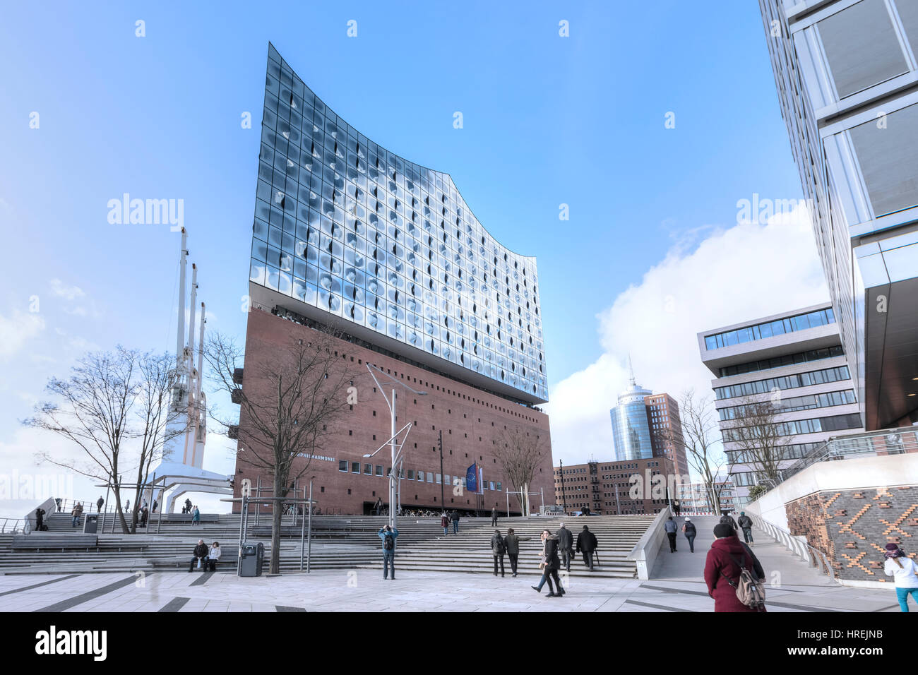 Elbphilarmonie, Hambourg, Allemagne, Europe Banque D'Images