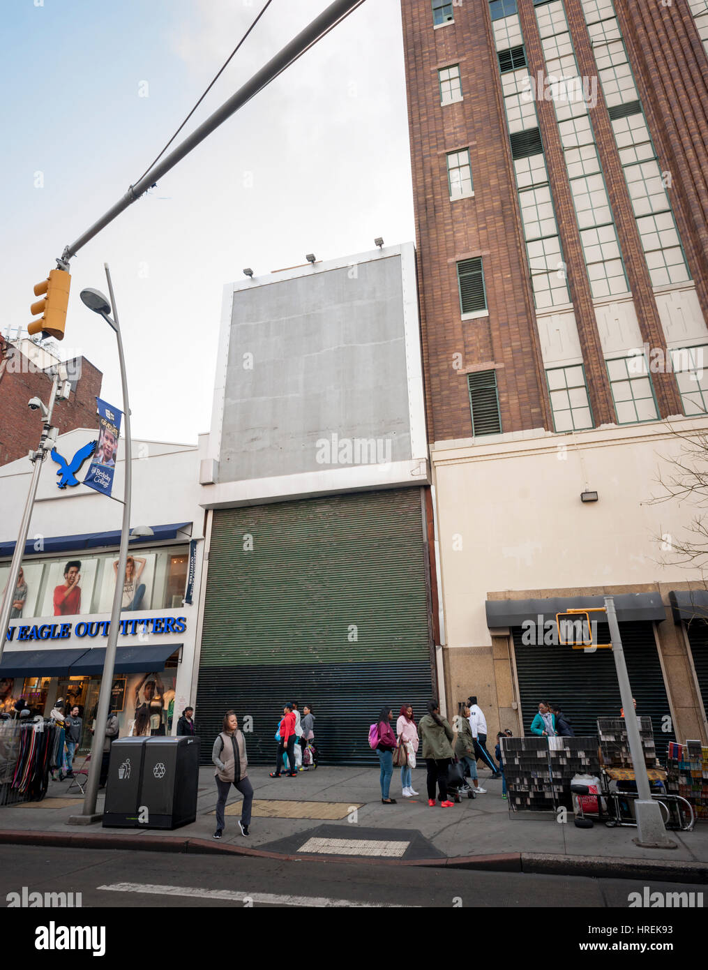 Postes vacants l'immobilier à Brooklyn à New York, le samedi 25 février, 2017. (© Richard B. Levine) Banque D'Images