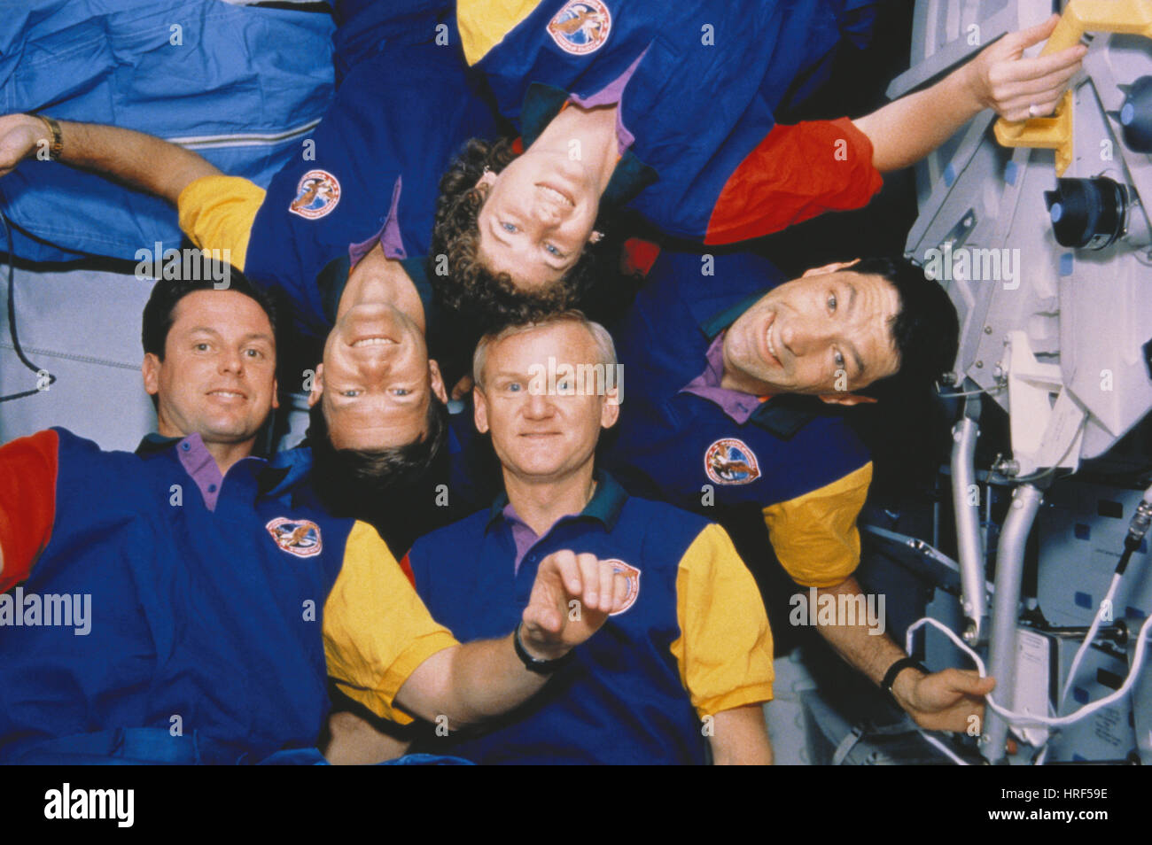 Équipage de STS-54 Banque D'Images