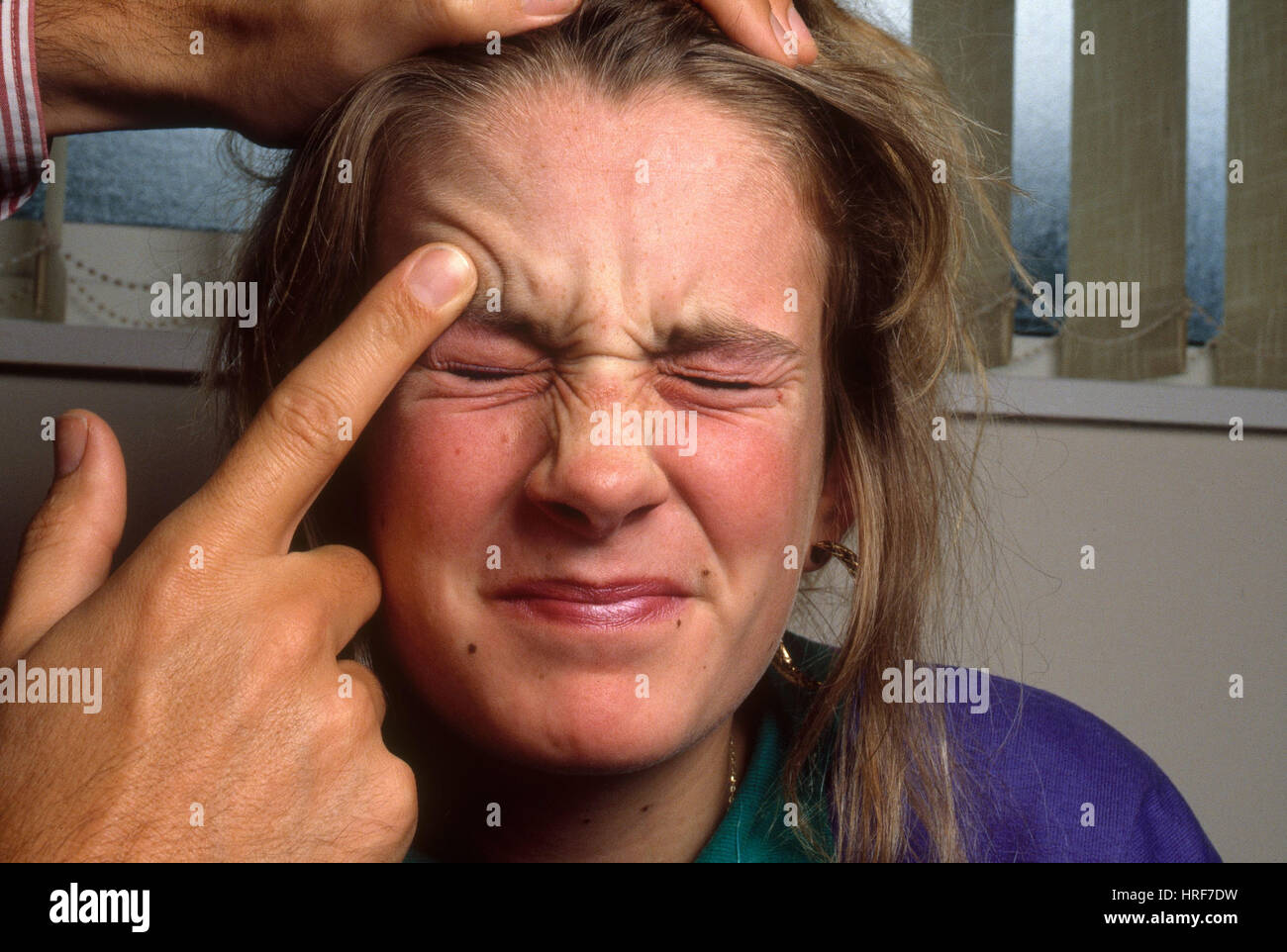 7ème Test des nerfs crâniens Banque D'Images 7ème Test des nerfs crâniens Banque D'Images