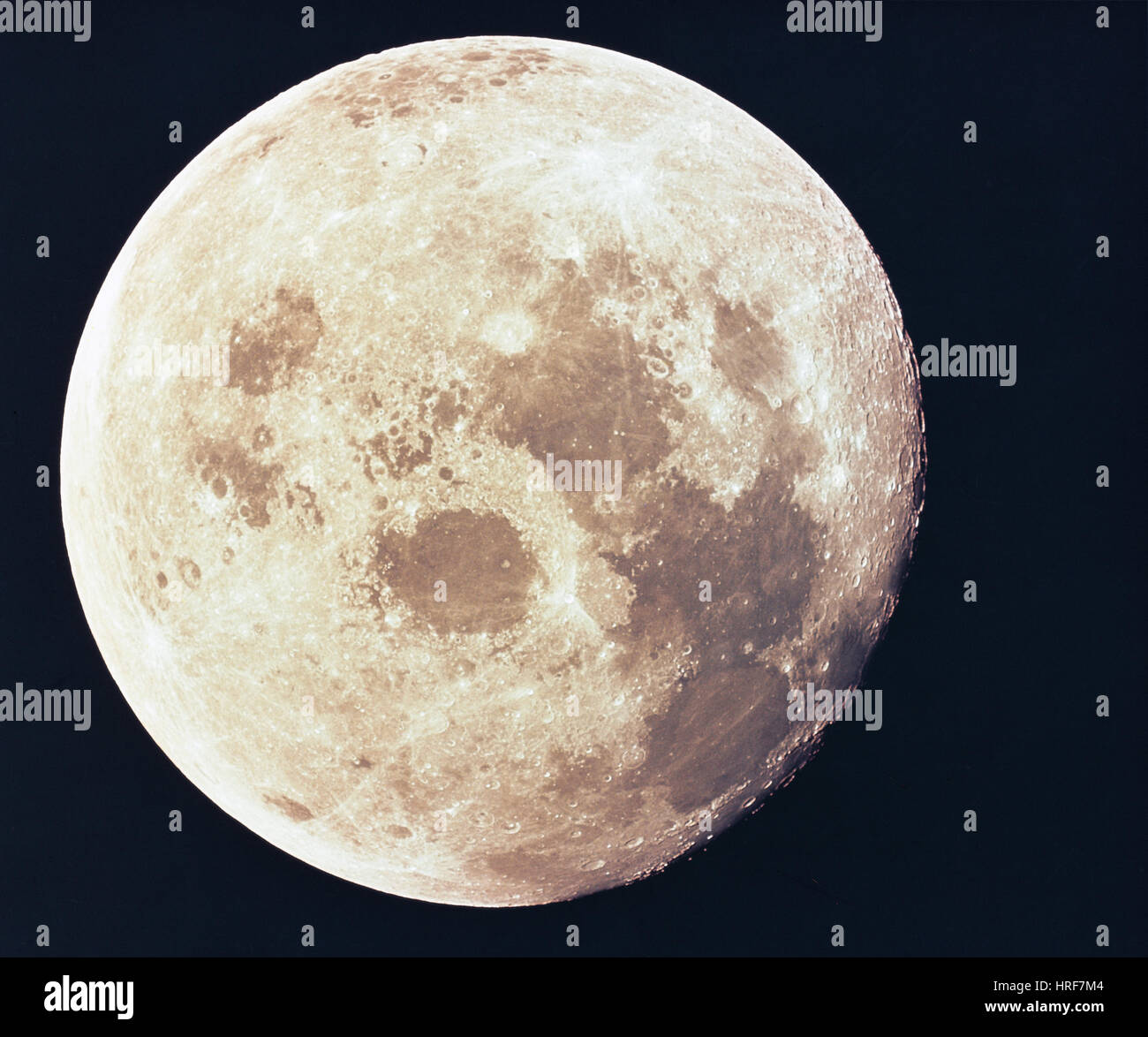 Apollo 11, Pleine Lune, 1969 Banque D'Images