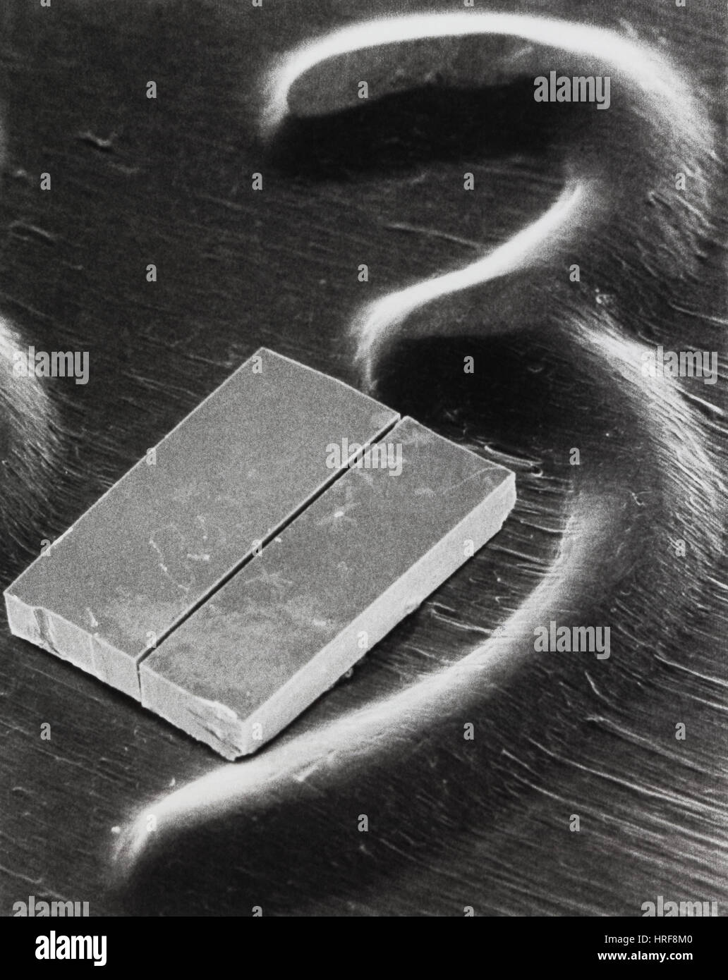 Laser sur un Penny, 1983 Banque D'Images