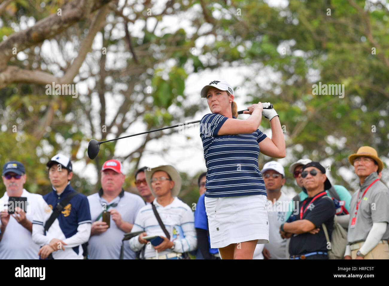 Bangkok - 26 février : Cristie Kerr de United State dans Honda LPGA Thailand 2017 au Siam Country Club, Pattaya Old Course le 26 février 2017 à Cho Banque D'Images