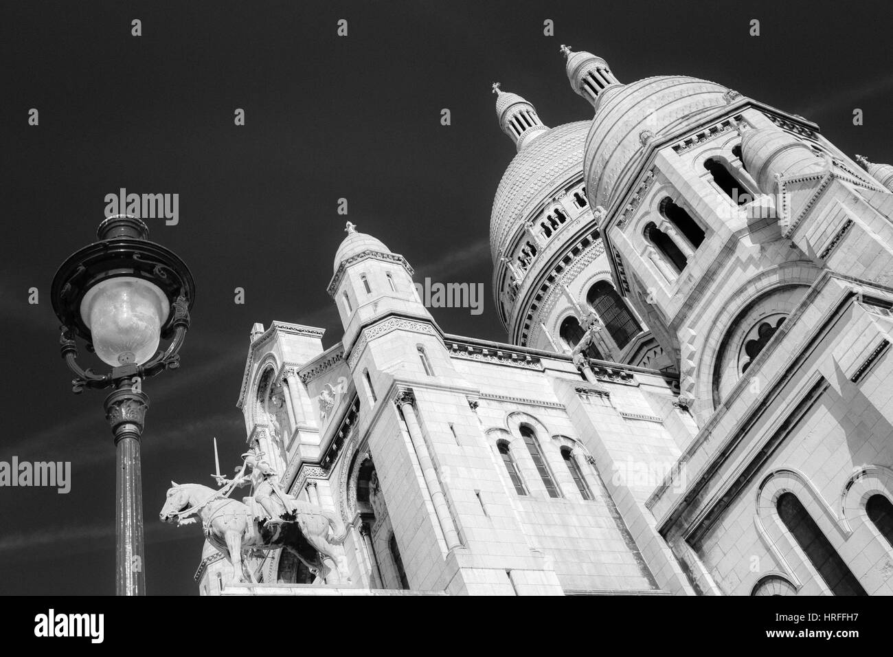 Basilique du Sacré Coeur, Montmartre, Paris, France Banque D'Images