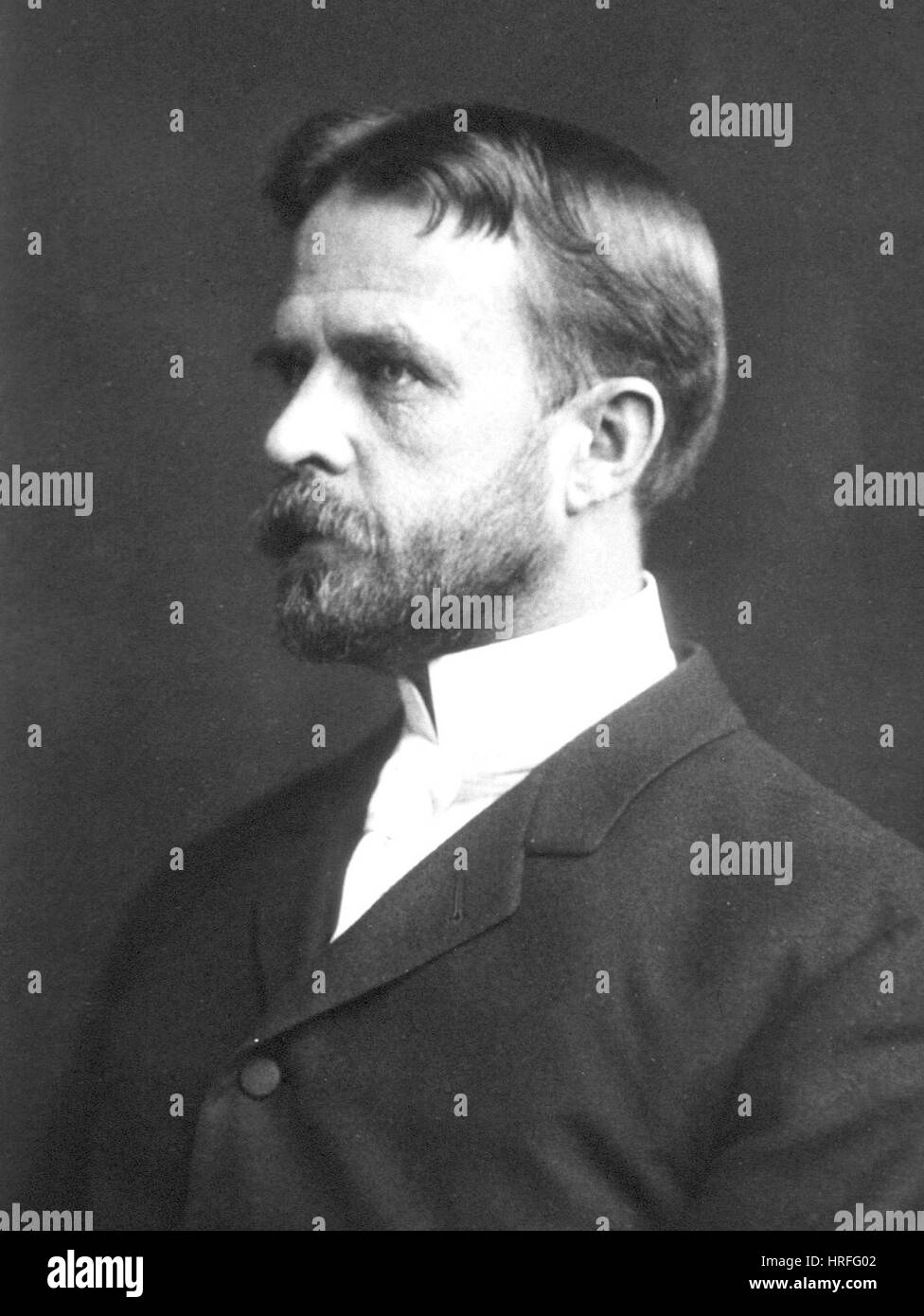 THOMAS HUNT MORGAN (1866-1945), généticien américain en 1891. Photo : John Hopkins University Banque D'Images