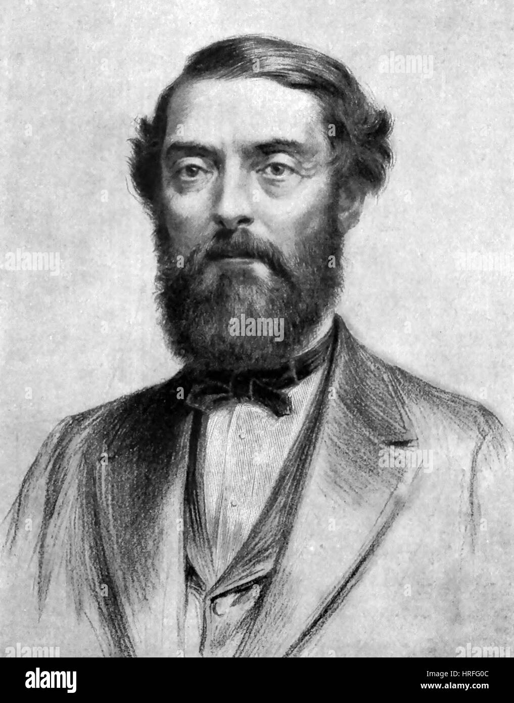 EDWIN DRAKE (1819-1880) American oil prospector Banque D'Images