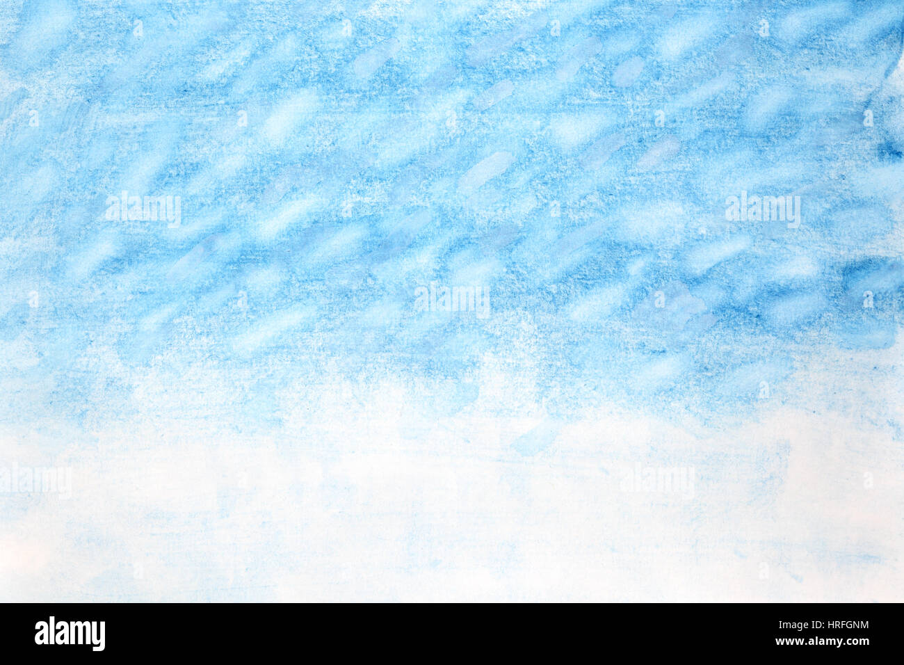 Tempête de neige - Hiver aquarelle abstract background Banque D'Images