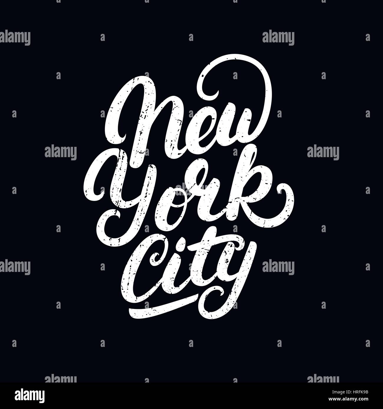 New York City part written lettrage. La calligraphie au pinceau moderne. Tee vêtements imprimer design de mode. Décoration murale, façonné à l'affiche. Grunge texture. Illustration de Vecteur