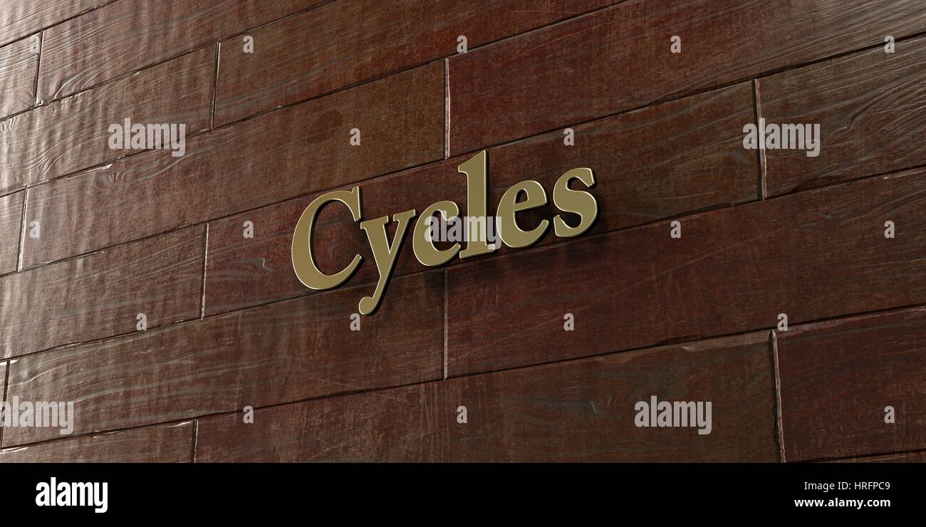 Cycles - plaque de bronze monté sur mur en bois d'érable en rendu 3D - image de la photo. Cette image peut être utilisée pour un site web en ligne ou annonce de bannière Banque D'Images Cycles - plaque de bronze monté sur mur en bois d'érable en rendu 3D - image de la photo. Cette image peut être utilisée pour un site web en ligne ou annonce de bannière Banque D'Images