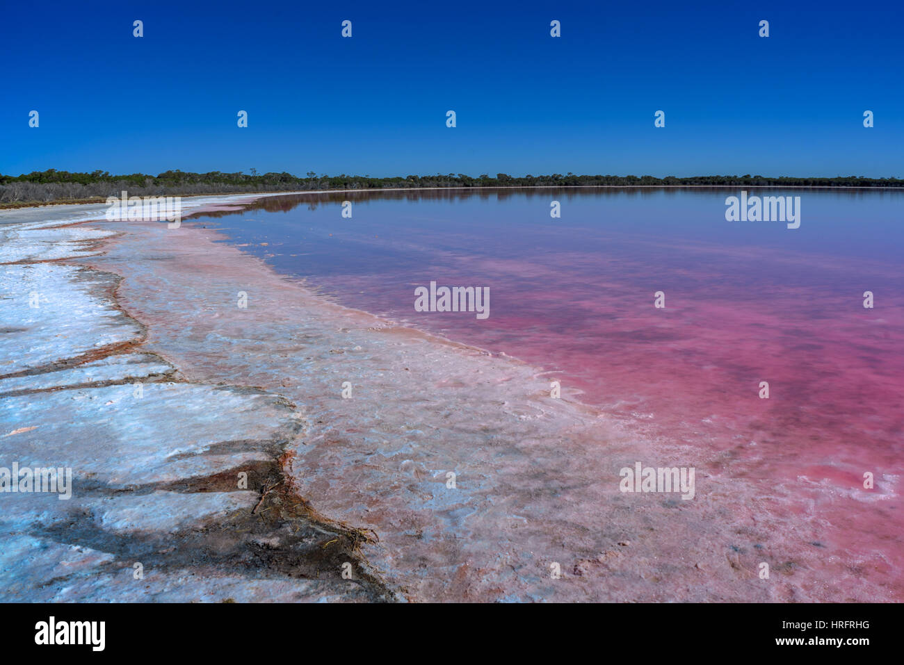 Lacs, Murray Rose-sunset national park, Victoria, Australie Banque D'Images