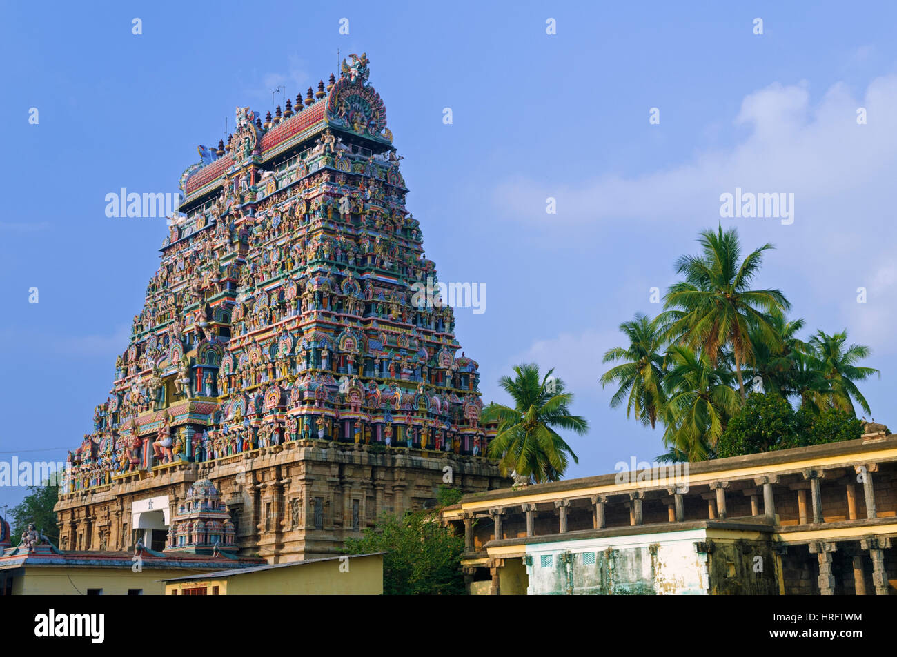 Nataraja Temple Chidambaram Tamil Nadu Inde Banque D'Images