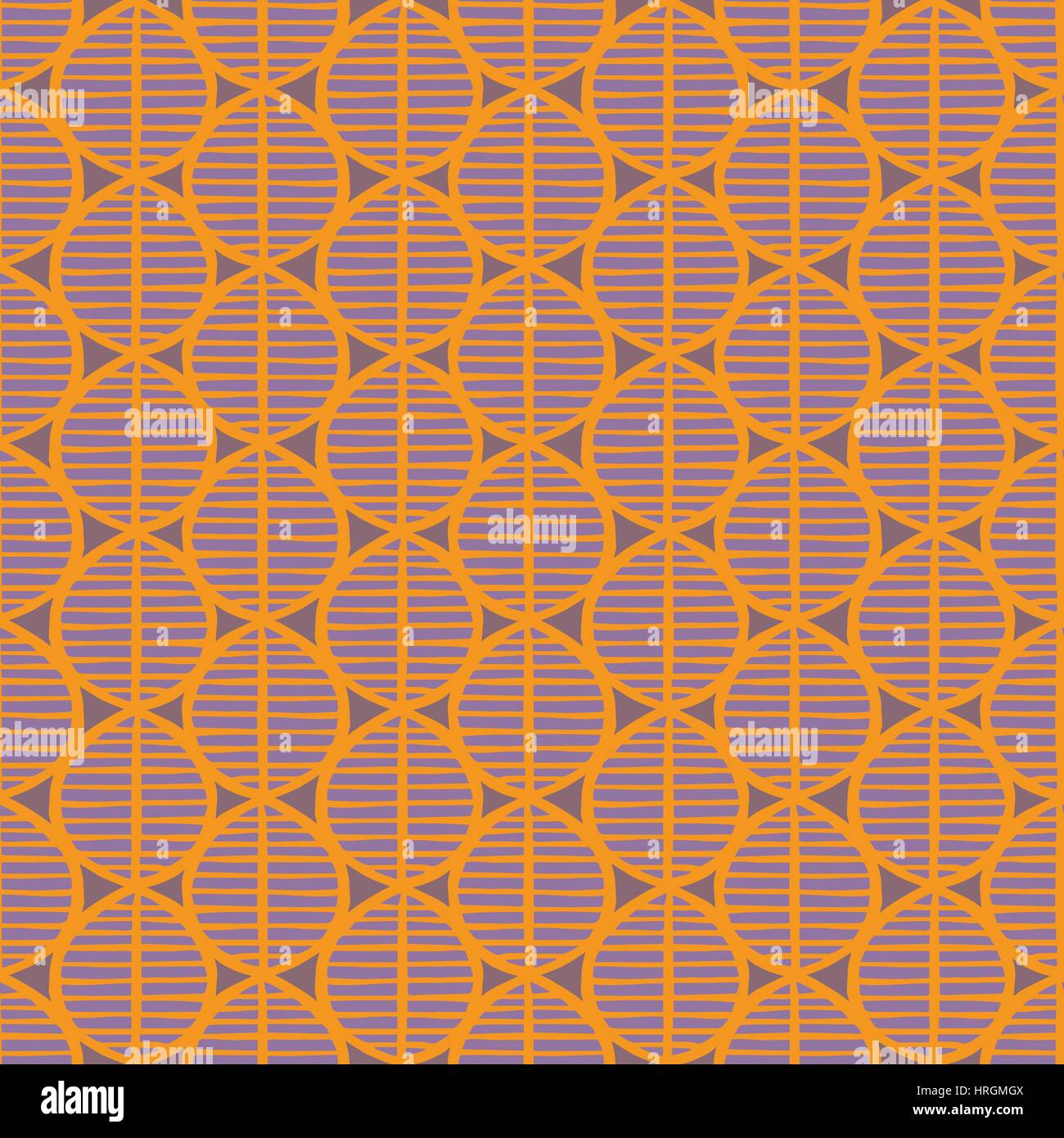 Motif floral seamless primitif avec des feuilles. L'origine ethnique, tribal géométrie simpliste, jaune et pourpre. Le design textile. Illustration de Vecteur