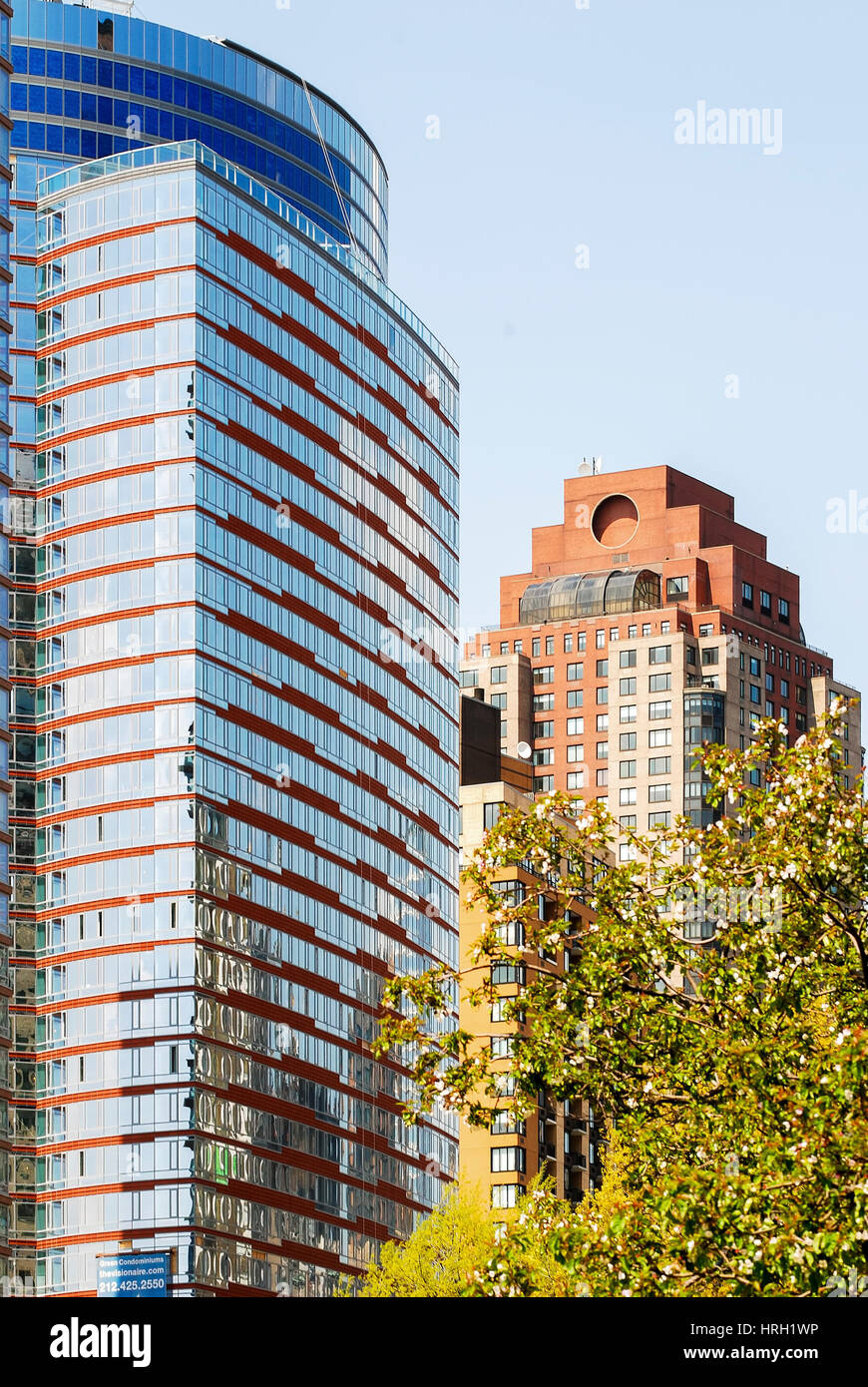 Gratte-ciel moderne à New York City Banque D'Images