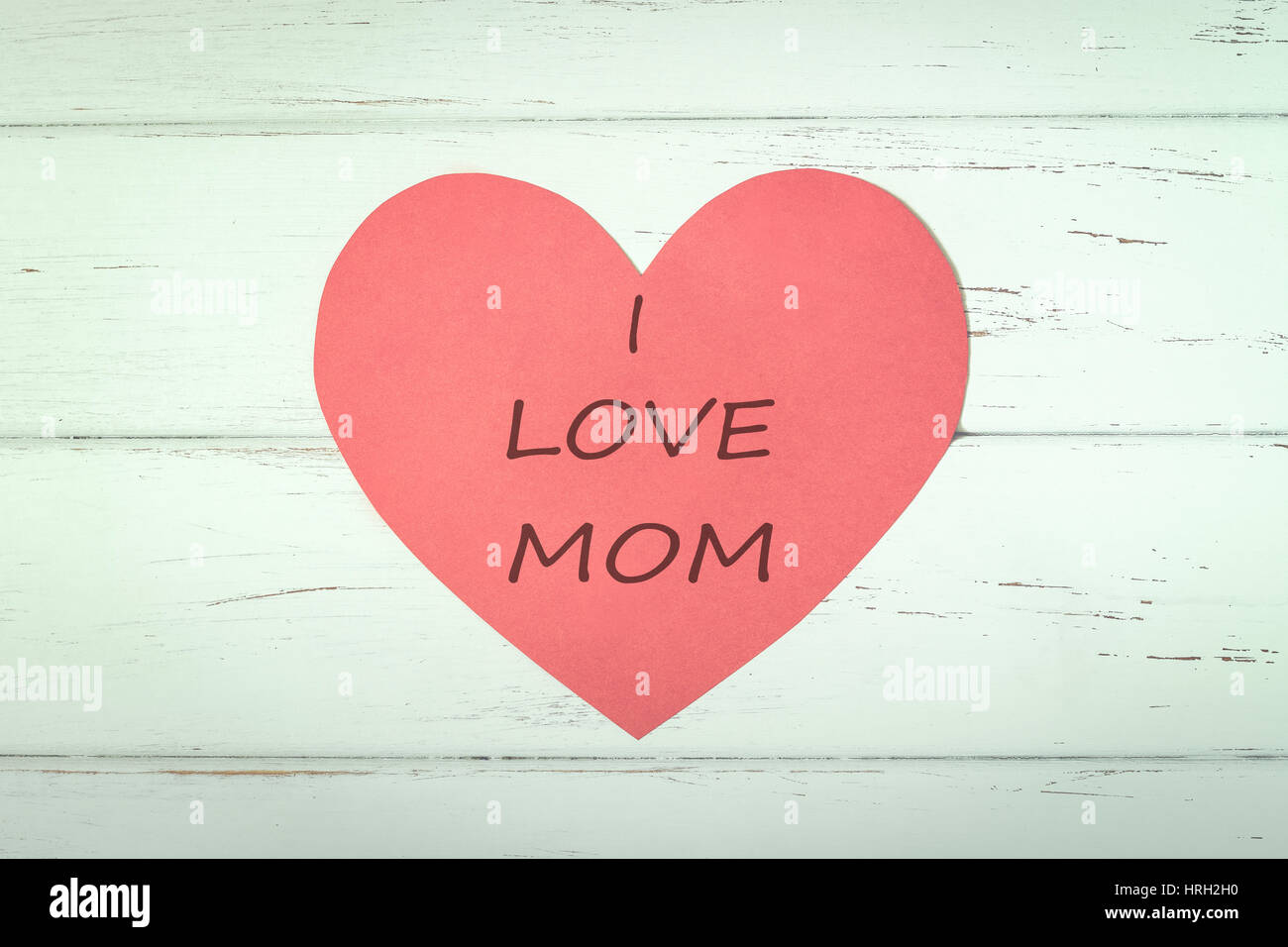 Je t’aime Maman Banque D'Images