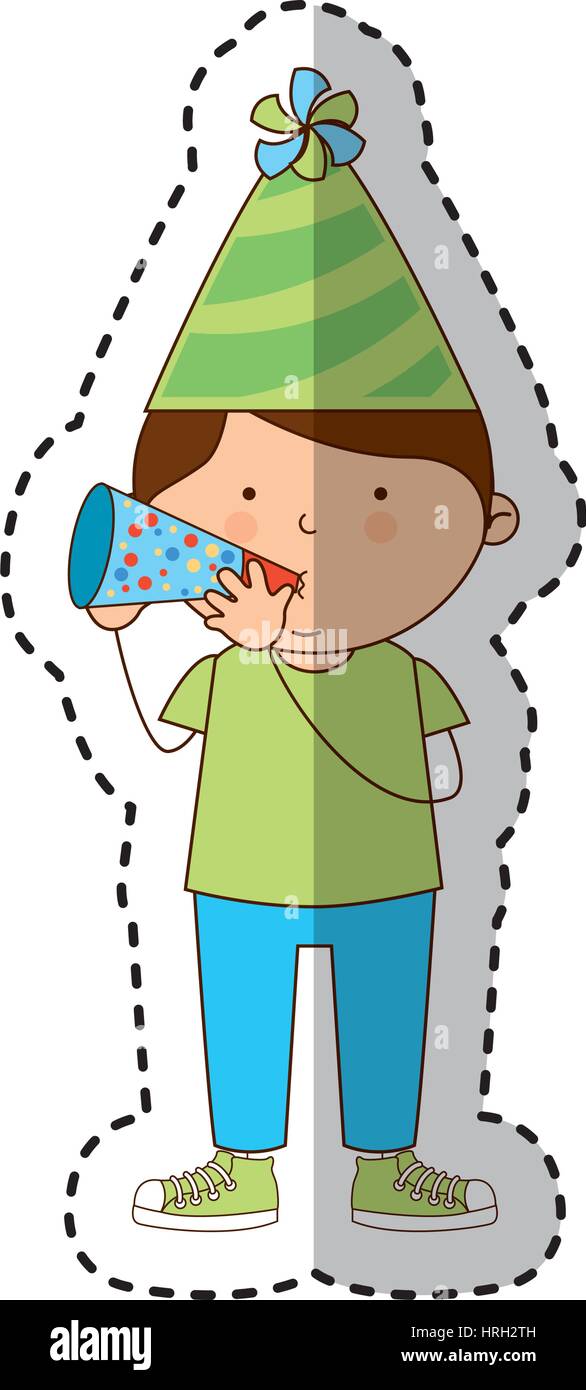 Little Kid Party Hat Icon Banque D Image Et Photos Alamy