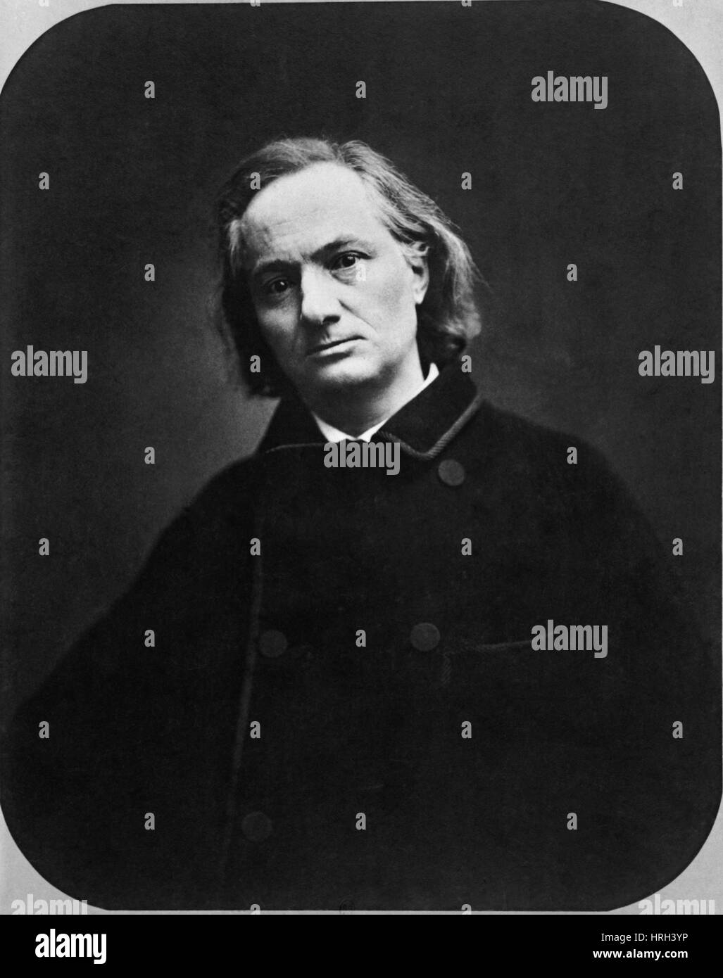Charles Baudelaire, poète français Banque D'Images