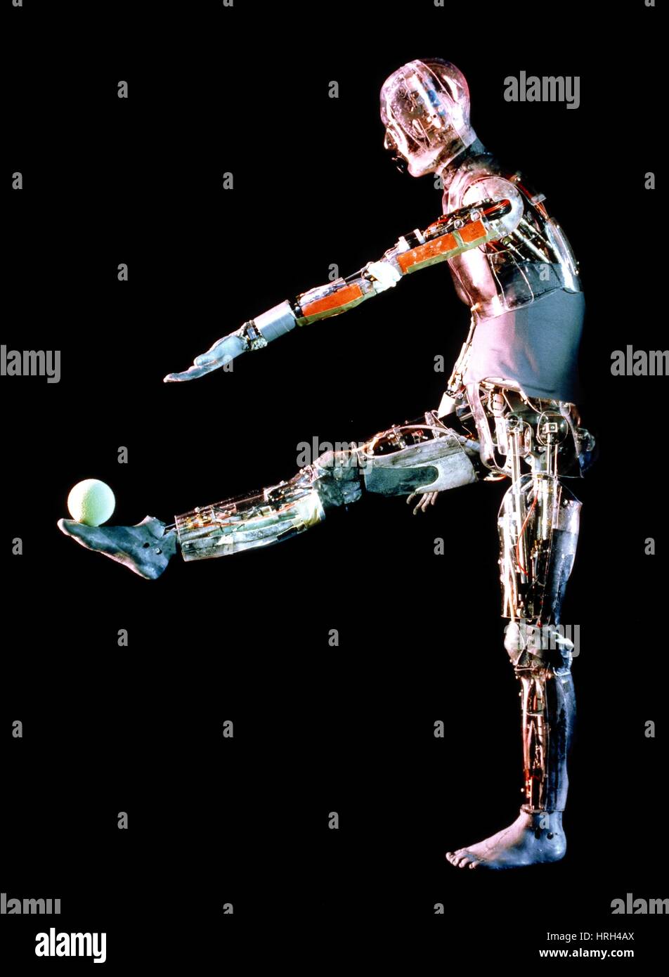 Mannequin robot utilisé pour tester des vêtements protecteurs Banque D'Images