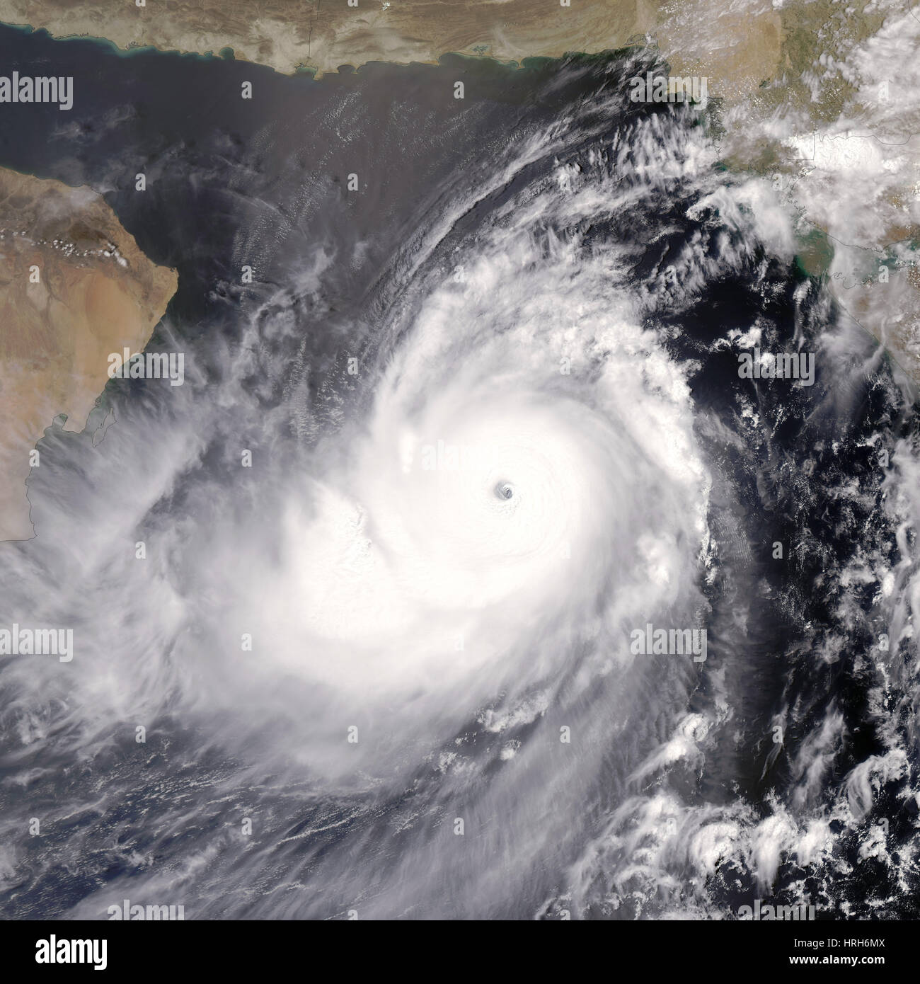 Le Cyclone tropical Gonu, 2007 Banque D'Images