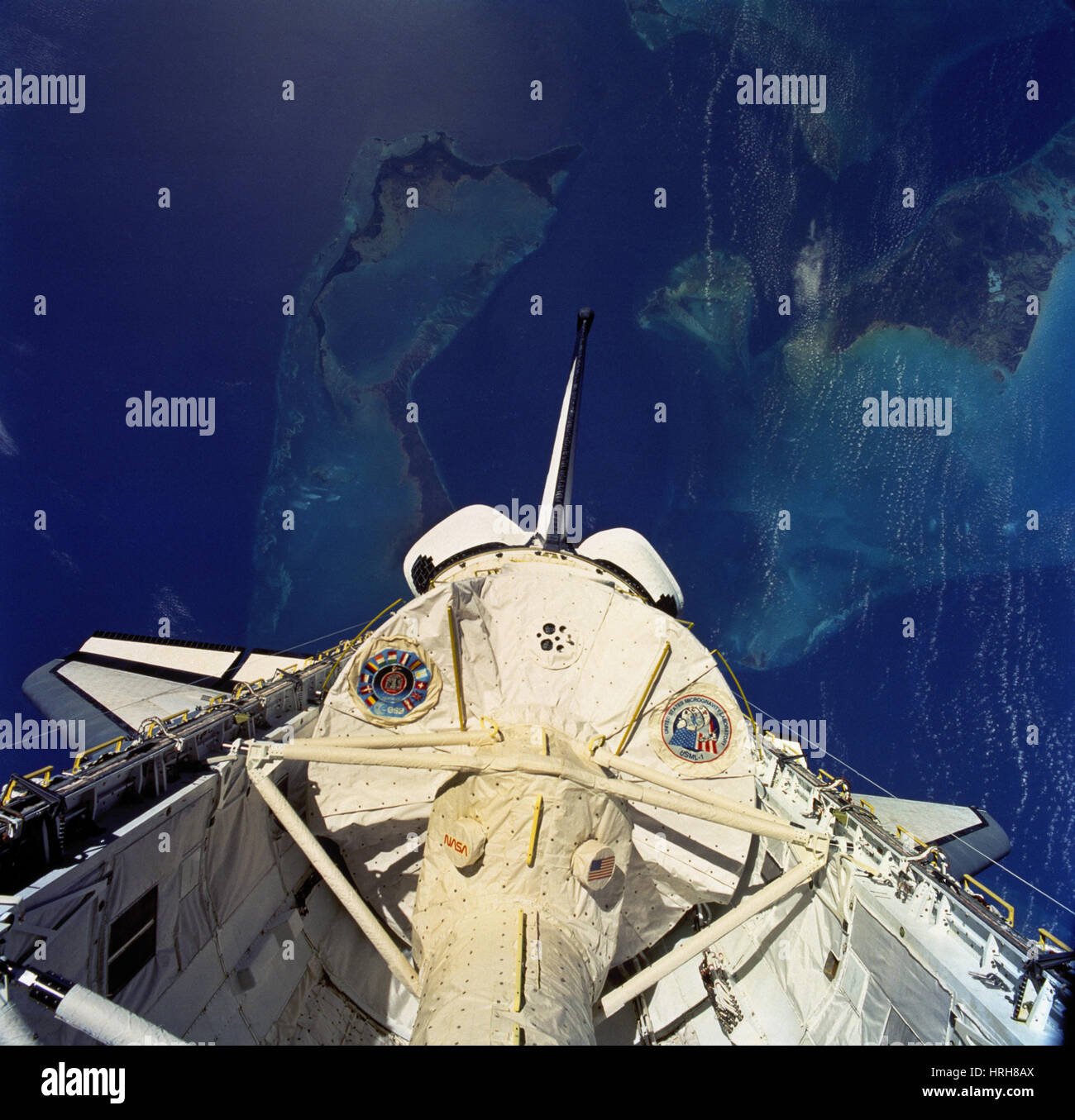 STS-50, module Spacelab, 1992 Banque D'Images